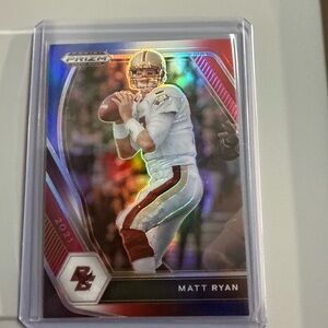 🔥2021 Panini Prizm Draft Picks - Red White & Blue Prizm #1 Matt Ryan